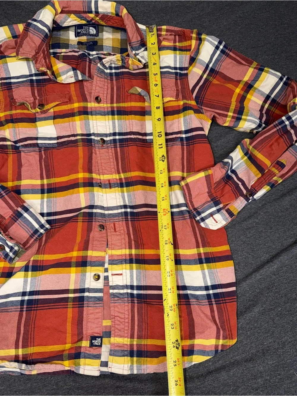 The North Face Men’s Red Plaid Flannel Shirt